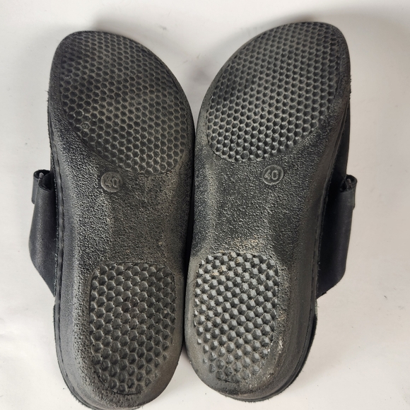 NAOT Women's Sandal 9 EU 40 Black Leather Comfort Casual Slip On Open Toe Shoe - Picture 7 of 10